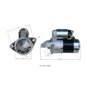 Motor De Arranque 09 Dentes 12v 1.4kw Motor Bayang/wanfeng  WF491GP